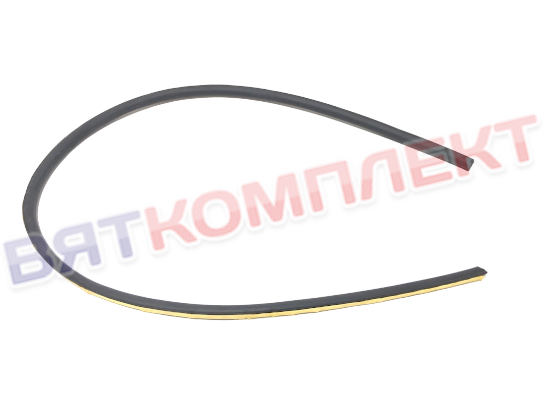 Уплотнитель крышки EPDM D-профиль 21х15 МКК-500.109887.77.004