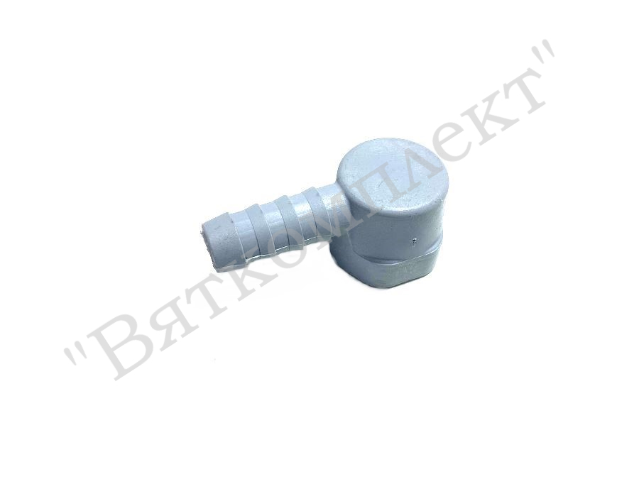 КОНЦЕВОЙ ФИТИНГ ШЛАНГА ИЗОГНУТЫЙ ПЛАСТИКОВЫЙ ø 3/8''F