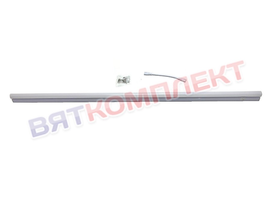 Светильник LED 12Вт,  3000К, белый, с выкл., 220В,1150Лм, 872х22х36мм,Linе 2-870 (арт.04.108.10.311)