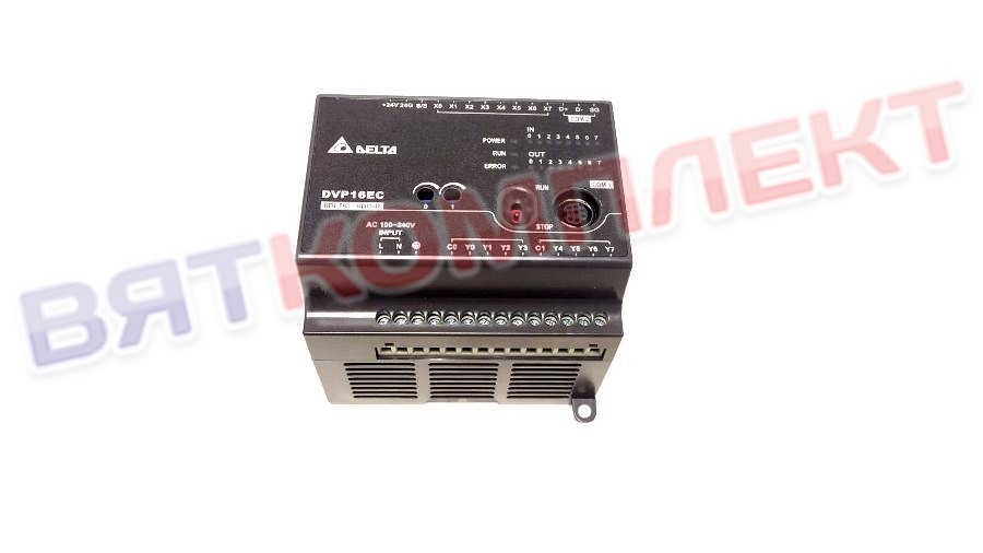 КОНТРОЛЛЕР DVP16EC00R3 8DI/8DO (relay) НЕ ПРОШИТЫЙ
