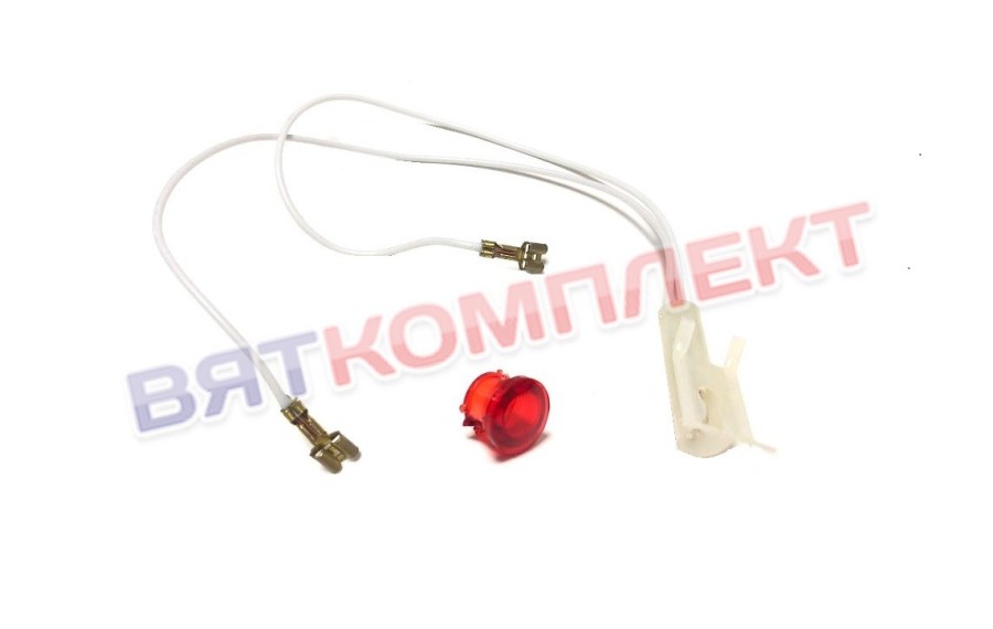 Лампа индикаторная  красная АСН3-220-1-1-1-150 град Iterma