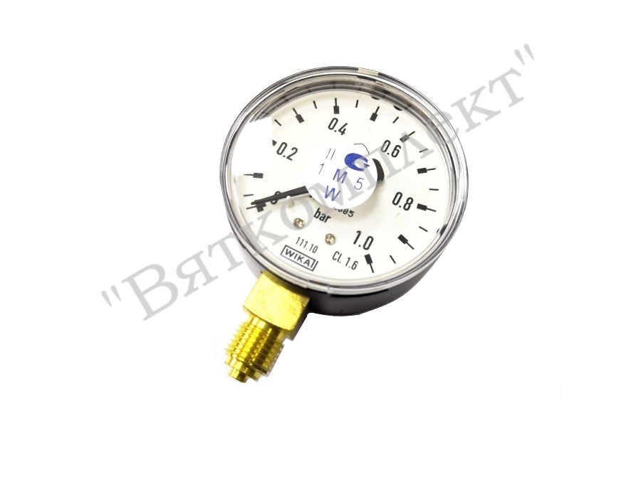Манометр OR301 0...1 бар G1/4 для паровых котлов КПЭМ П
