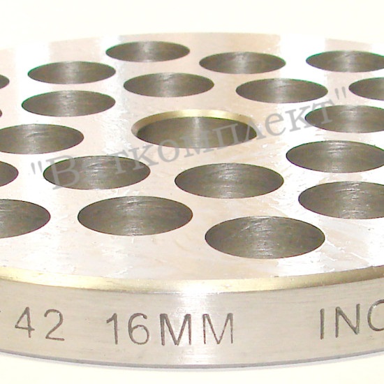 Решетка к мясорубке TJ42 16 мм - 42.016