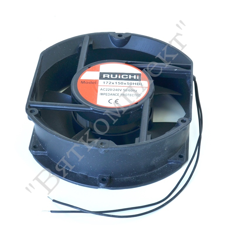 Вентилятор RQA 17250A2HBL Oval 220VAC/172х150х50HBL Техно-ТТ
